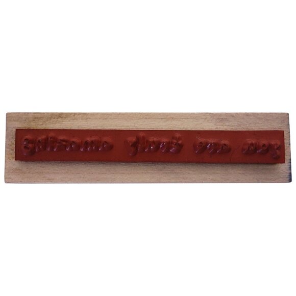 Hero Arts "You Are Truly Amazing" Wood & Rubber Stamp - Picture 2 of 6